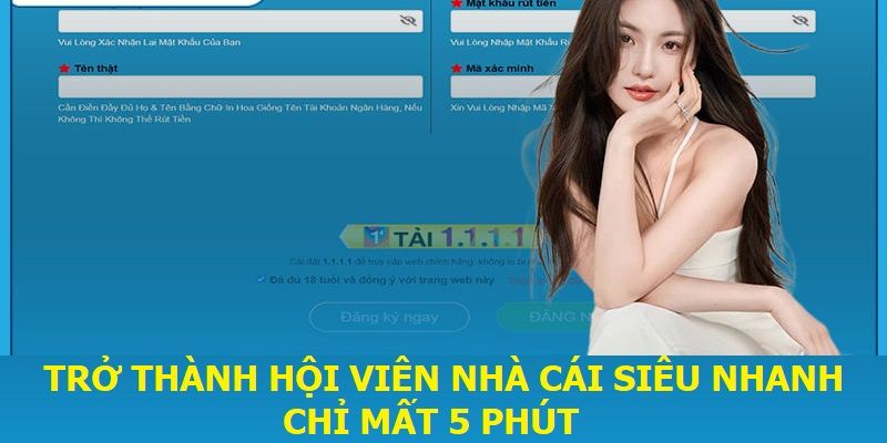 Tất cả quy trình mở nick đều miễn phí 